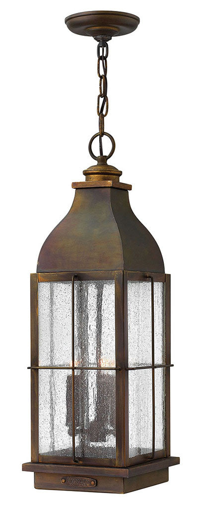 Hinkley Lighting Bingham Large Hanging Lantern Sienna 2042SN