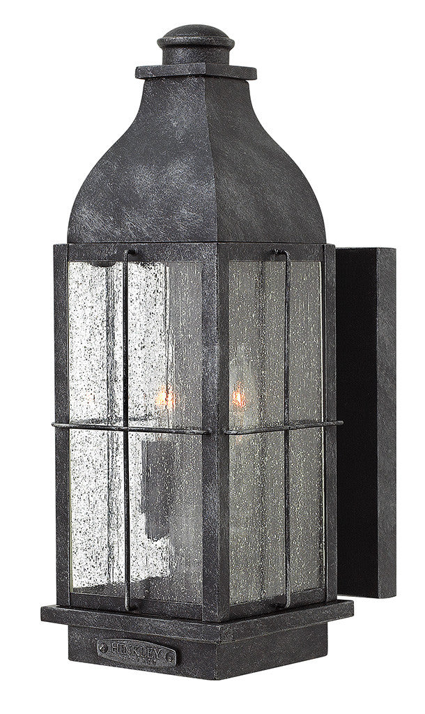 Hinkley Lighting Bingham Medium Wall Mount Lantern Greystone LED Bulb(s) Included 2044GS-LL