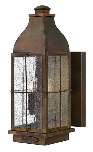 Hinkley Lighting Bingham Medium Wall Mount Lantern Sienna 2044SN