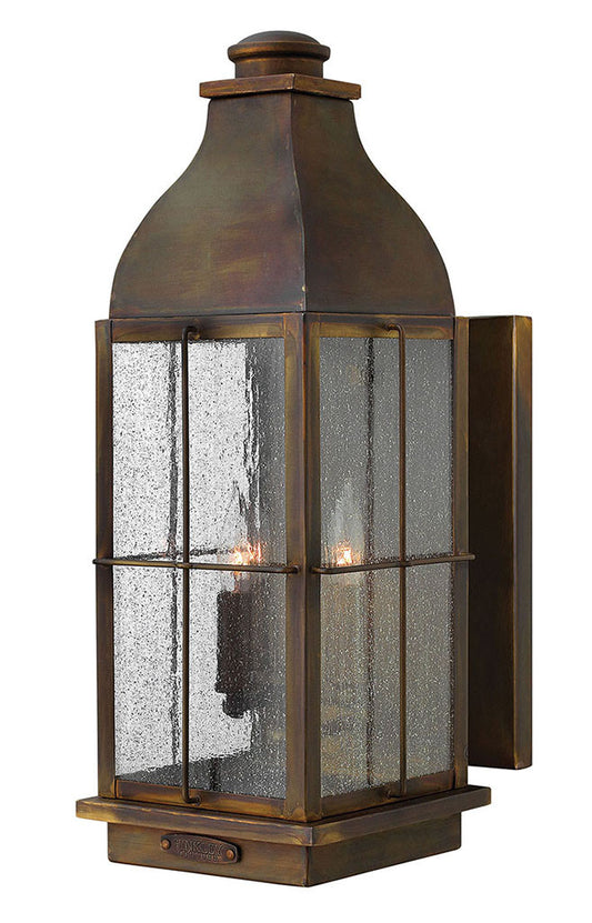 Hinkley Lighting Bingham Large Wall Mount Lantern Sienna 2045SN