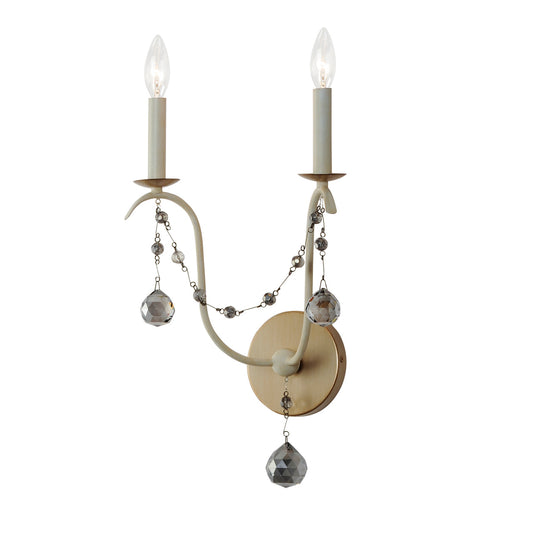 Maxim Formosa 2-Light Wall Sconce in Ecru/Venetian Gold 20482ECVG