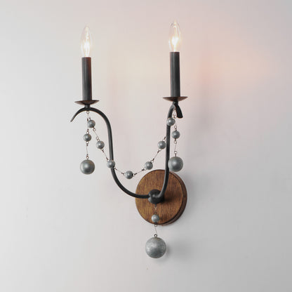 Maxim Formosa 2-Light Wall Sconce in Golden Noir 20482GN