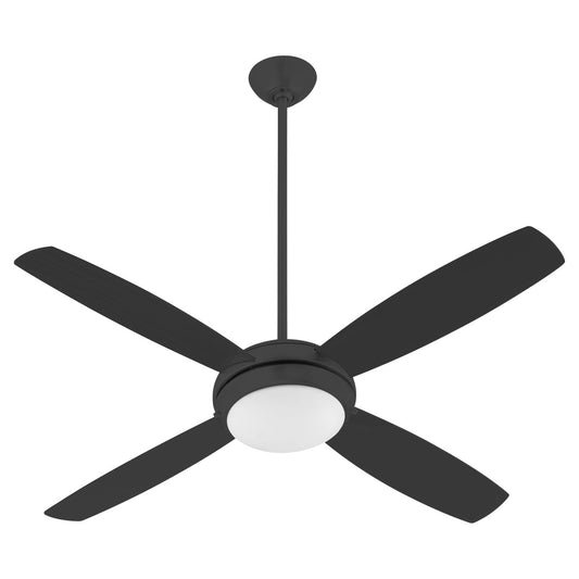 Quorum Expo Ceiling Fan in Matte Black 20524-59