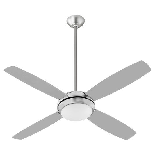 Quorum Expo Ceiling Fan in Satin Nickel 20524-65