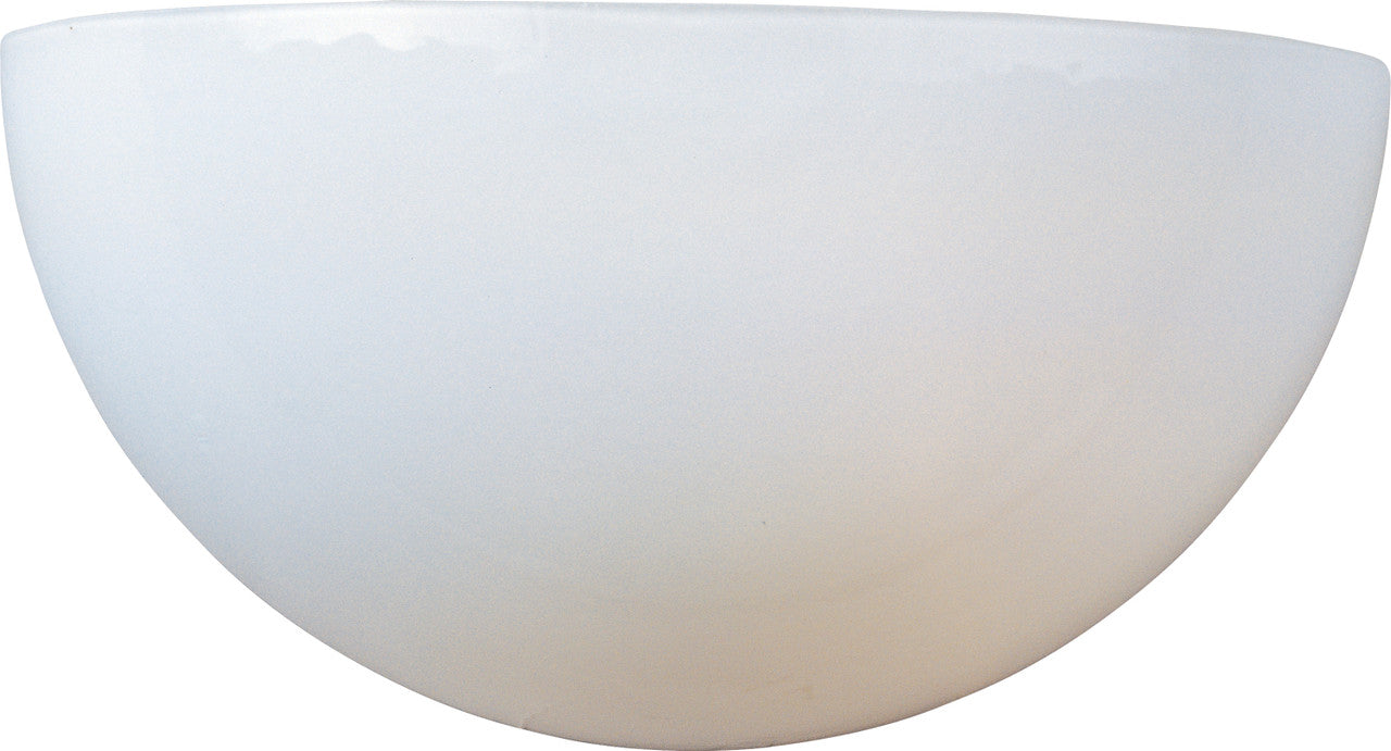 Maxim Essentials 1-Light Wall Sconce in White 20585WTWT