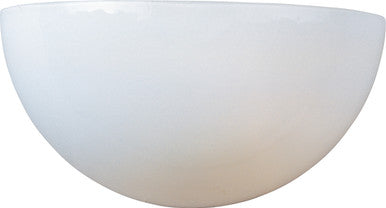 Maxim Essentials 1-Light Wall Sconce in White 20585WTWT