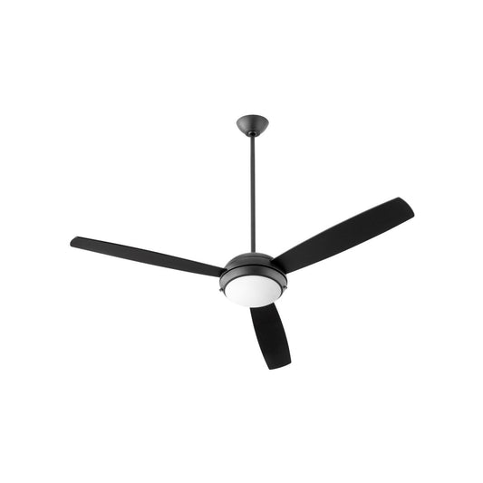 Quorum Expo Ceiling Fan in Matte Black  20603-59