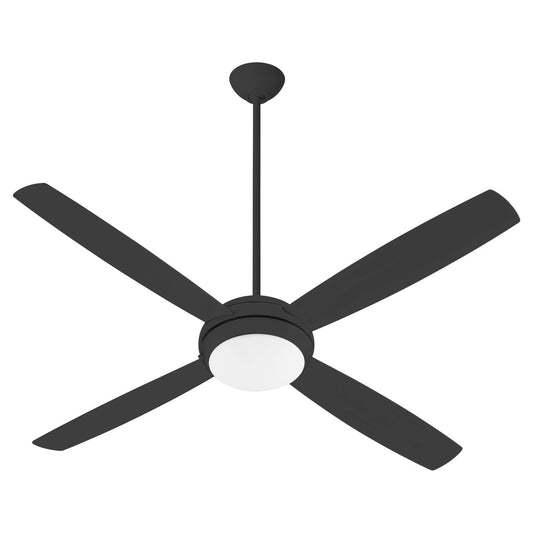 Quorum Expo Ceiling Fan in Matte Black 20604-59