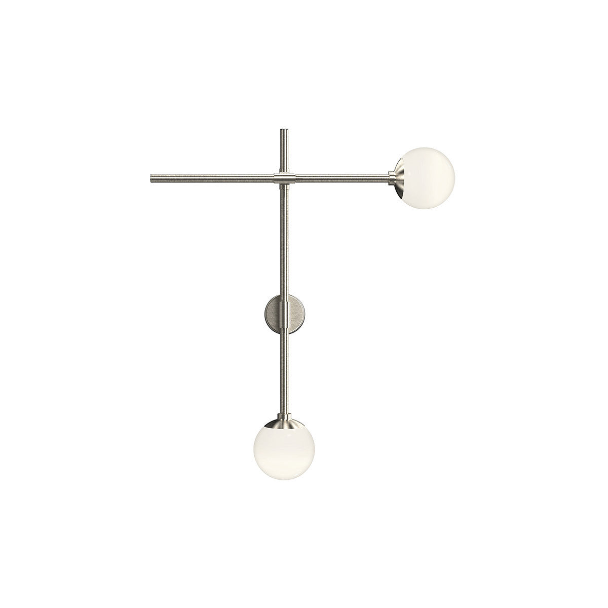 Sonneman Lighting Sabon LED Double Sconce in Satin Nickel 2062.13