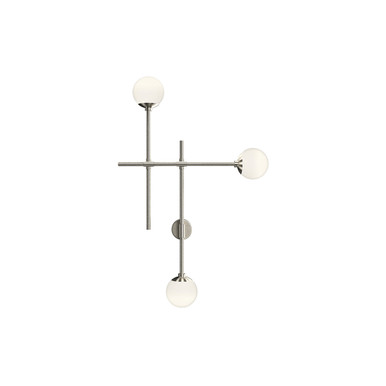 Sonneman Lighting Sabon™ LED Triple Sconce in Satin Nickel 2063.13