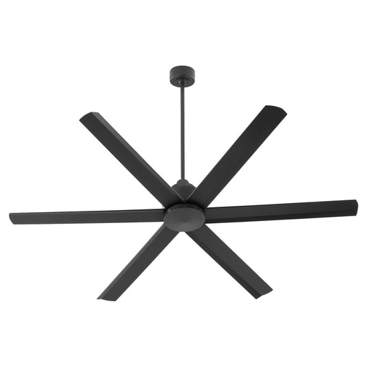 Quorum Titus Ceiling Fan in Matte Black 20656-59