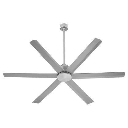 Quorum Titus Ceiling Fan in Satin Nickel 20656-65