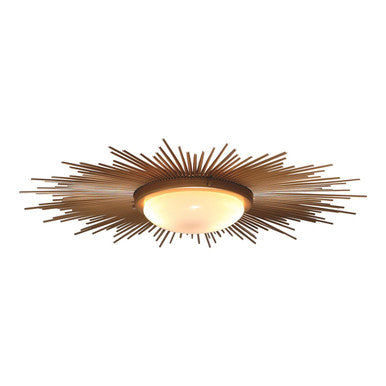 Global Views Sunburst Light Fixture in Gold 9.91411