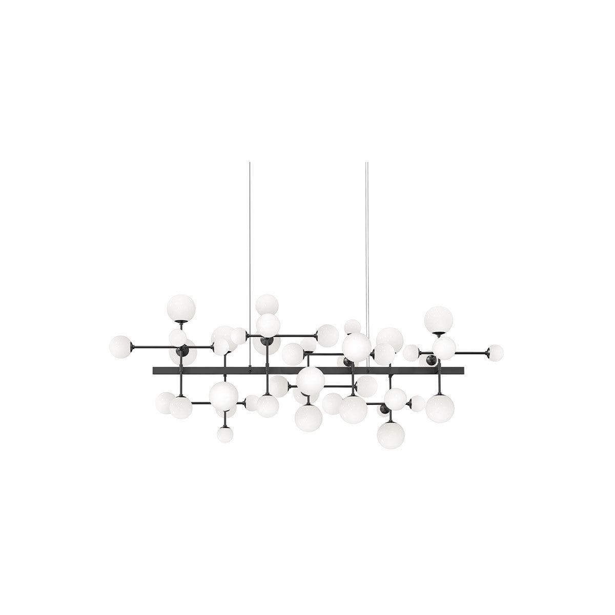 Sonneman Lighting Nebula LED Bar Pendant in Satin Black 2066.25