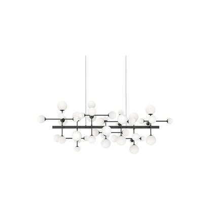 Sonneman Lighting Nebula LED Bar Pendant in Satin Black 2066.25