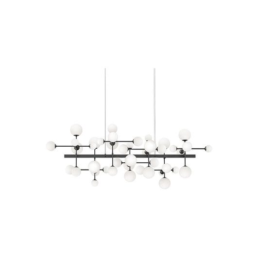 Sonneman Lighting Nebula LED Bar Pendant in Satin Black 2066.25