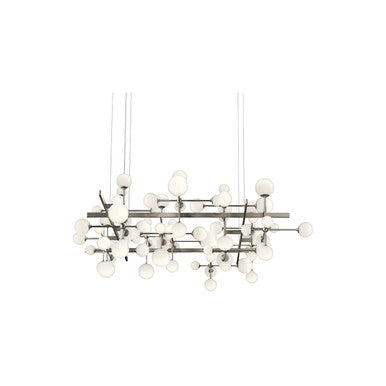 Sonneman Lighting Nebula™ Large Square LED Pendant in Satin Nickel 2068.13