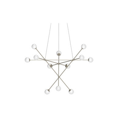 Sonneman Lighting Proton™ Alpha LED Pendant in Satin Nickel 2082.13W