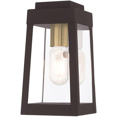 Livex Lighting Oslo Collection 1 Lt Bronze Outdoor Wall Lantern in Bronze 20851-07