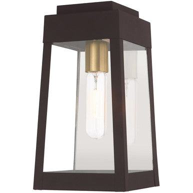 Livex Lighting Oslo Collection 1 Lt Bronze Outdoor Wall Lantern in Bronze 20852-07