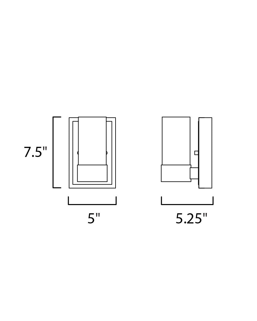 Maxim Sync 1-Light LED Wall Sconce in Polished Chrome 20901CLPC