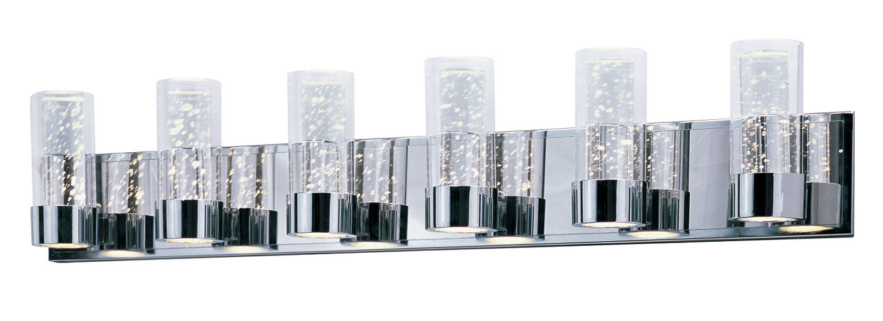 Maxim Sync 6-Light LED Bath Vanity Light in Polished Chrome 20906CLPC