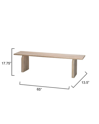 Jamie Young Arc Bench 20ARC-BEBW