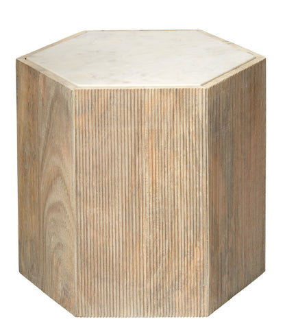 Jamie Young Argan Hexagon Table 20ARGA-LGWH