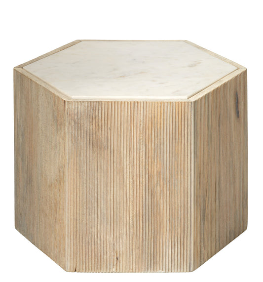 Jamie Young Argan Hexagon Table 20ARGA-MDWH