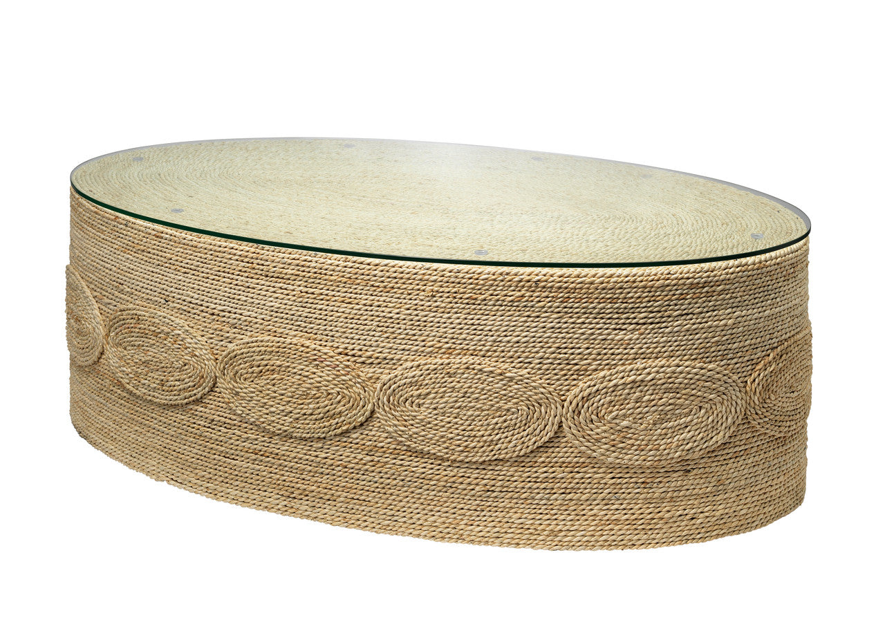 Jamie Young Barbados Oval Coffee Table 20BARB-CTOW