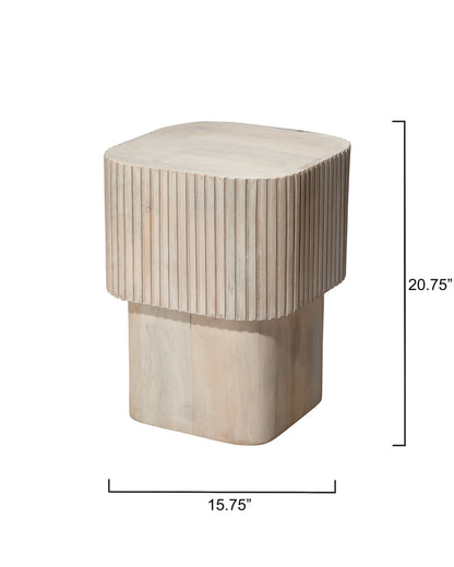 Jamie Young Notch Square Table 20NOTC-SQBW