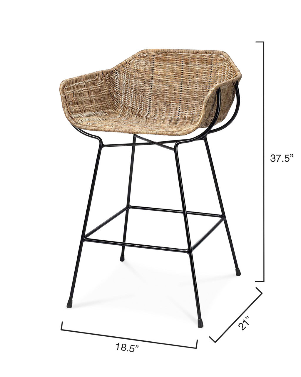 Jamie Young Nusa Counter Stool 20NUSA-CSNA