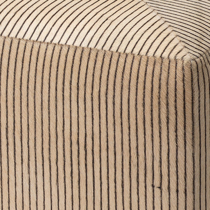 Jamie Young Pinstriped Ottoman 20PINS-SMCR