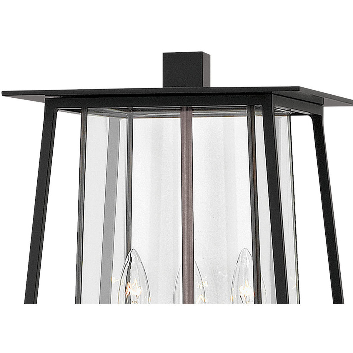 Hinkley Lighting Walker Large Post Top or Pier Mount Lantern Black 2101BK