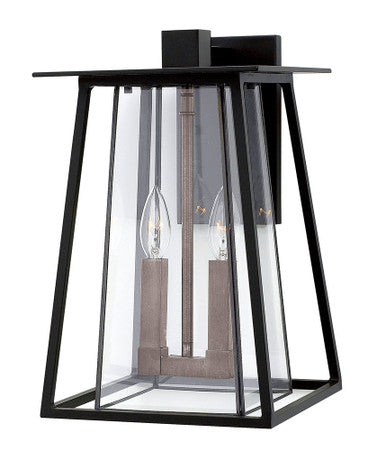 Hinkley Lighting Walker Medium Wall Mount Lantern Black 2104BK