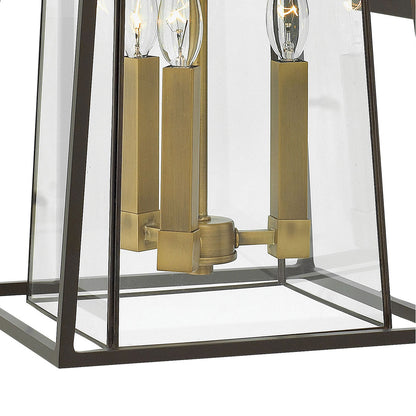 Hinkley Lighting Walker Large Wall Mount Lantern Buckeye Bronze 2105KZ