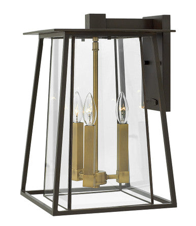 Hinkley Lighting Walker Large Wall Mount Lantern Buckeye Bronze LED Bulb(s) Included 2105KZ-LL