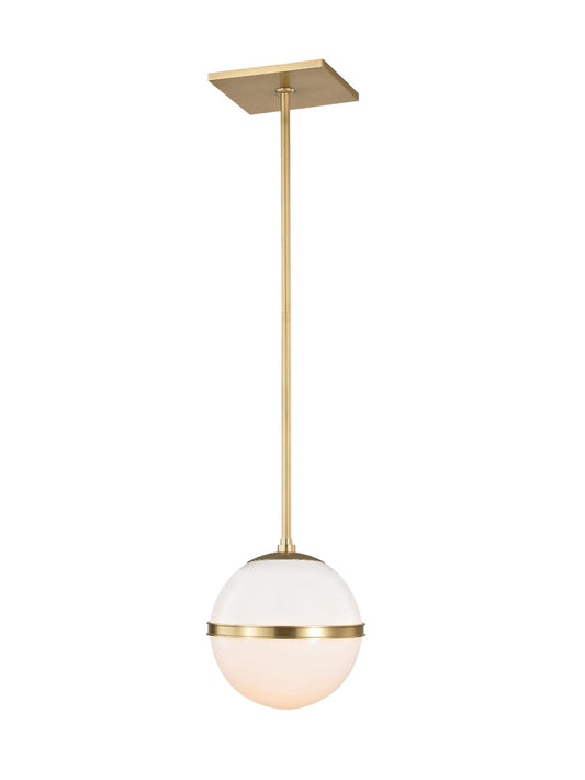 Crystorama Brian Patrick Flynn for Crystorama Truax 1 Light Aged Brass Mini Chandelier 2107-AG