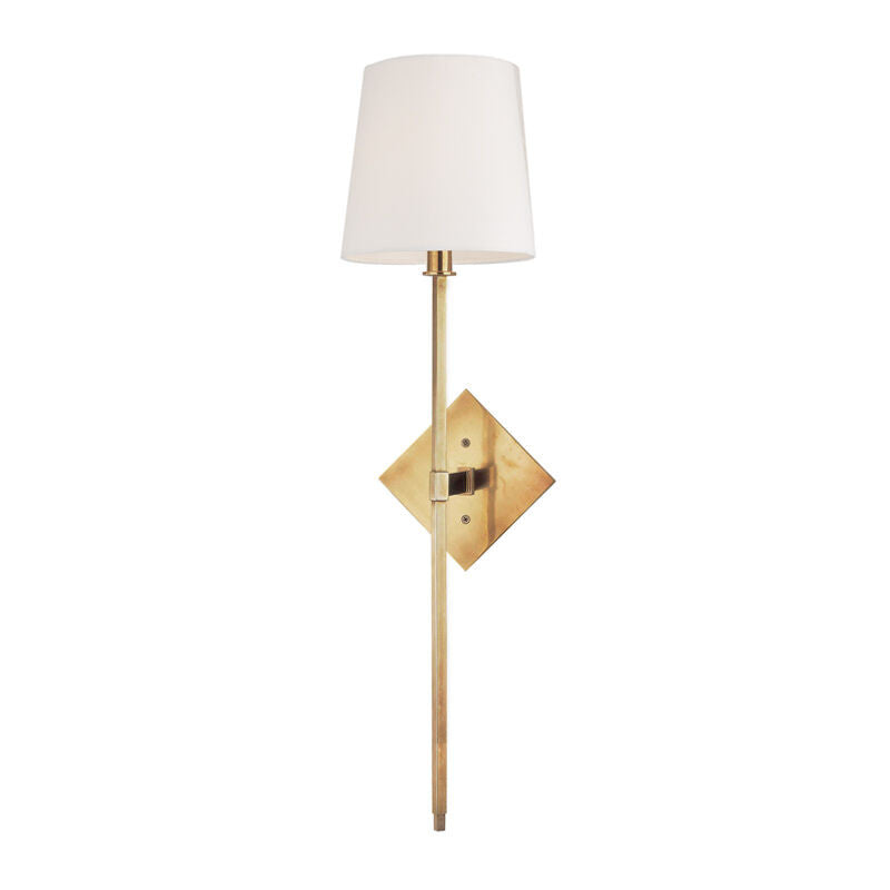 Hudson Valley Lighting Cortland Wall Sconce in Aged Brass 211-AGB