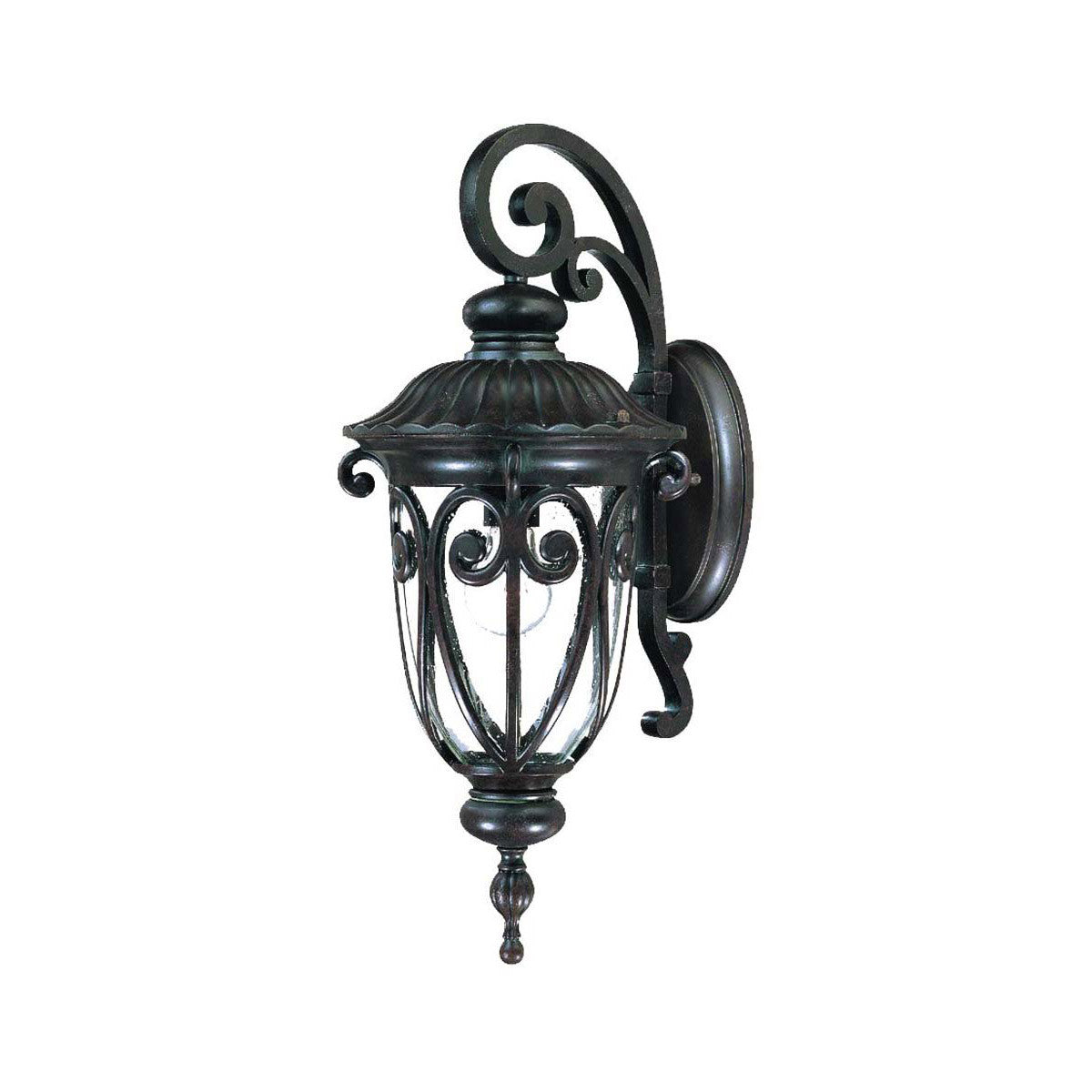 Acclaim Lighting Naples 1-Light Marbelized Mahogany Wall Light in Marbleized Mahogany 2112MM