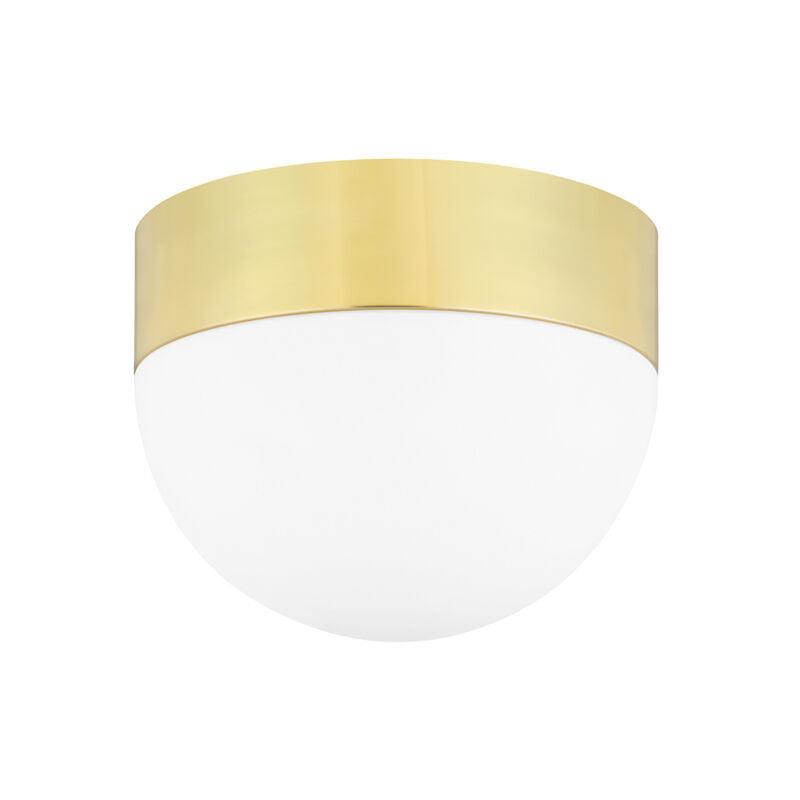 Hudson Valley Lighting Adams Flush Mount in Aged Brass 2114-AGB