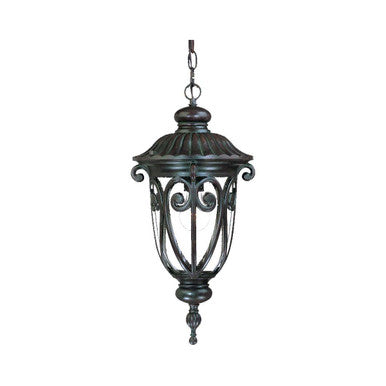 Acclaim Lighting Naples 1-Light Marbelized Mahogany Hanging Light in Marbleized Mahogany 2116MM