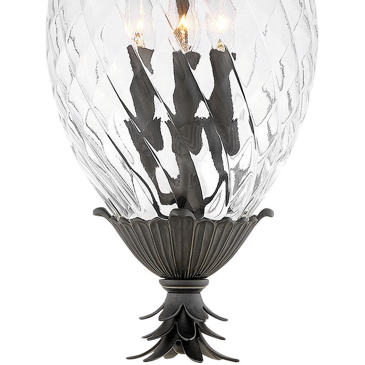 Hinkley Lighting Plantation Medium Hanging Lantern Museum Black 2122MB