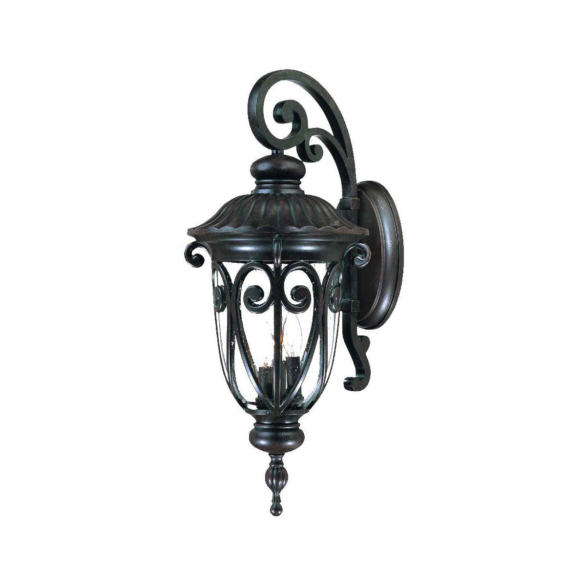 Acclaim Lighting Naples 3-Light Marbelized Mahogany Wall Light in Marbleized Mahogany 2122MM