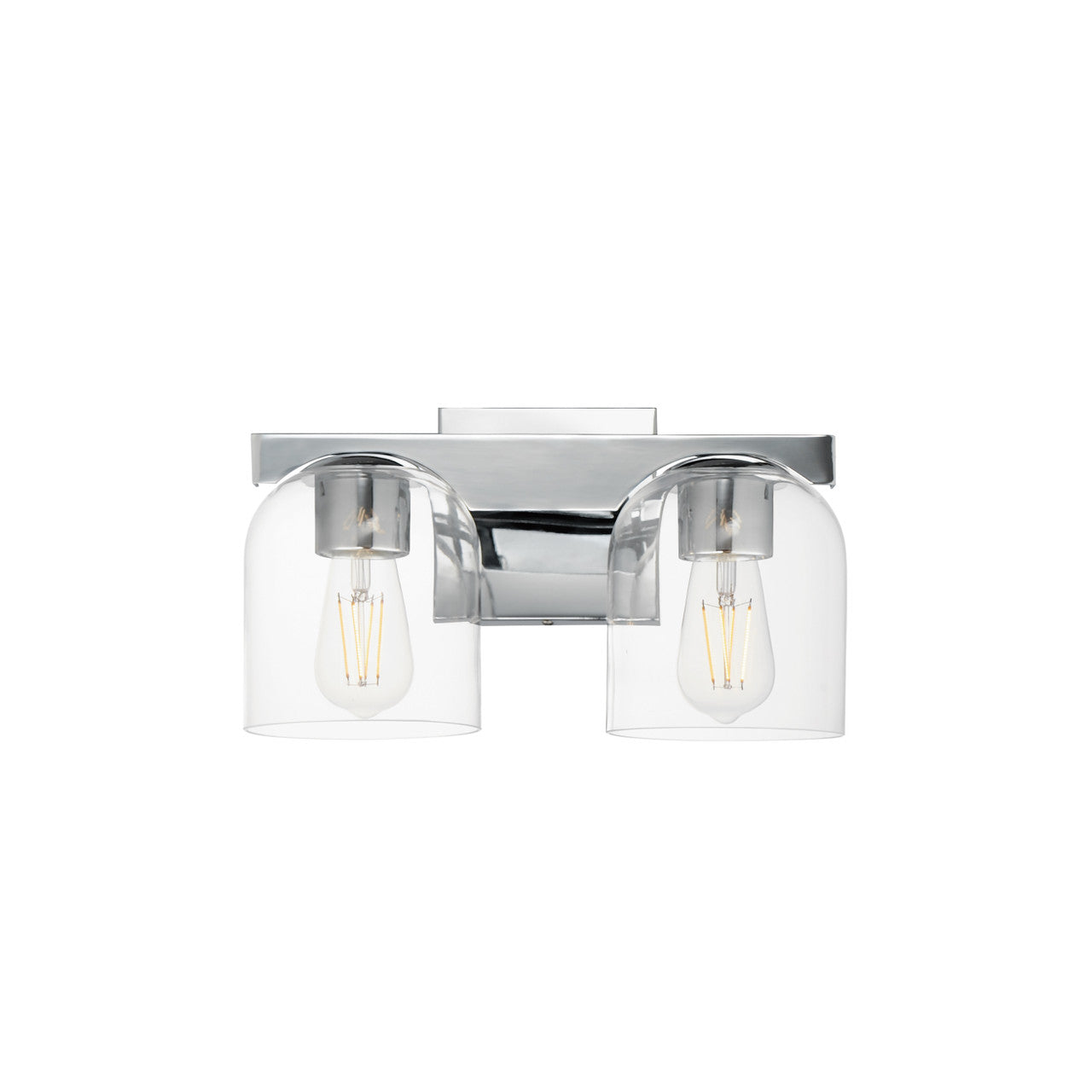 Maxim Scoop 2-Light Bath Vanity in Polished Chrome 21232CLPC