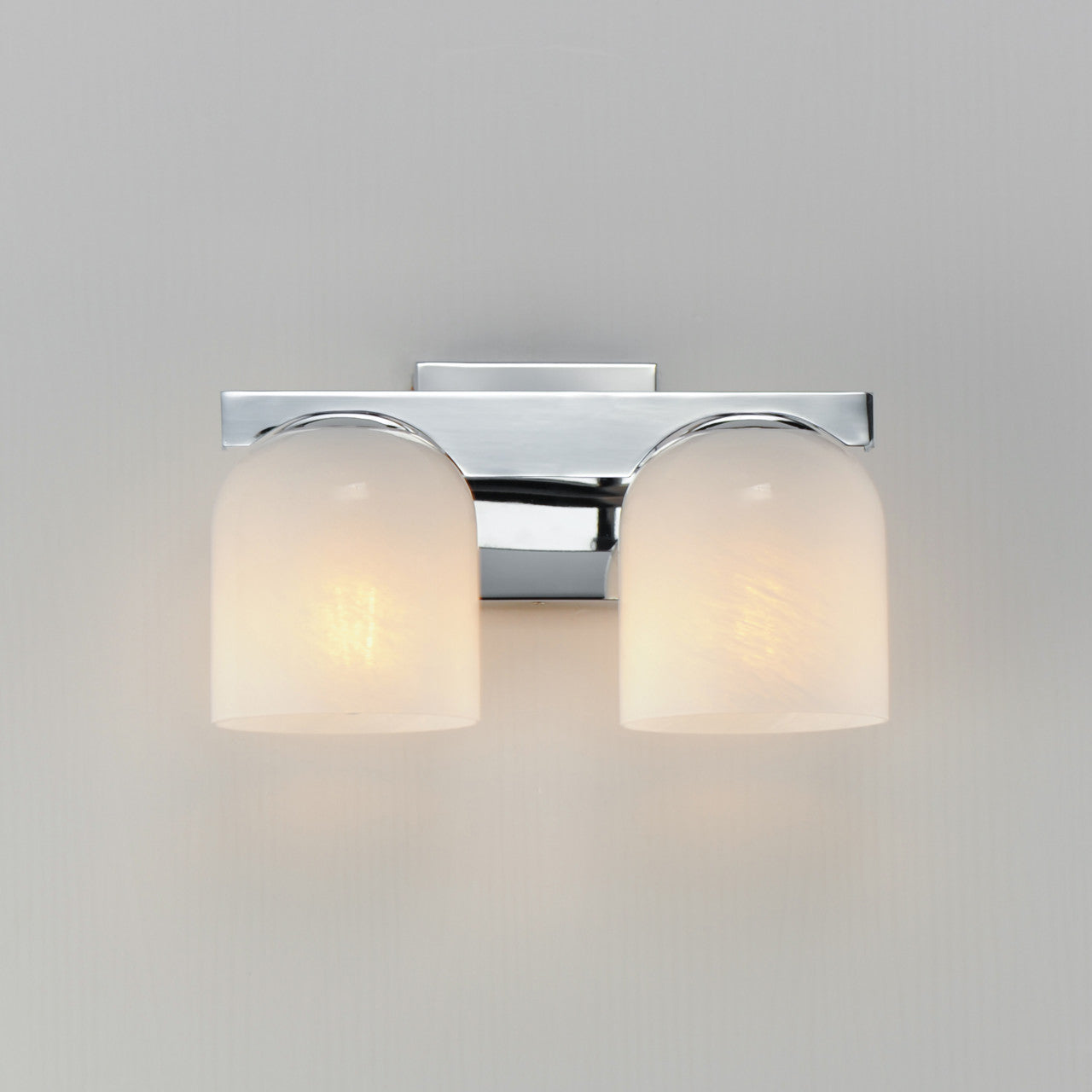 Maxim Scoop 2-Light Bath Vanity in Polished Chrome 21232MRPC