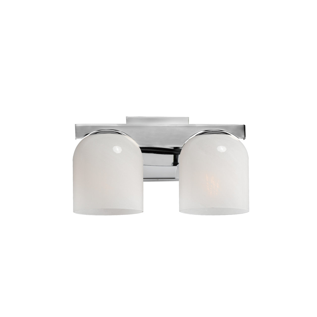 Maxim Scoop 2-Light Bath Vanity in Polished Chrome 21232MRPC