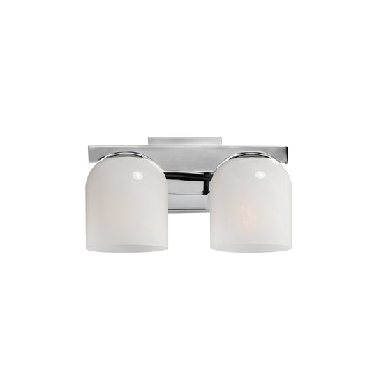 Maxim Scoop 2-Light Bath Vanity in Polished Chrome 21232MRPC