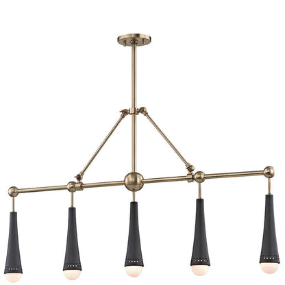 Hudson Valley Lighting Tupelo Linear in Aged Brass 2125-AGB