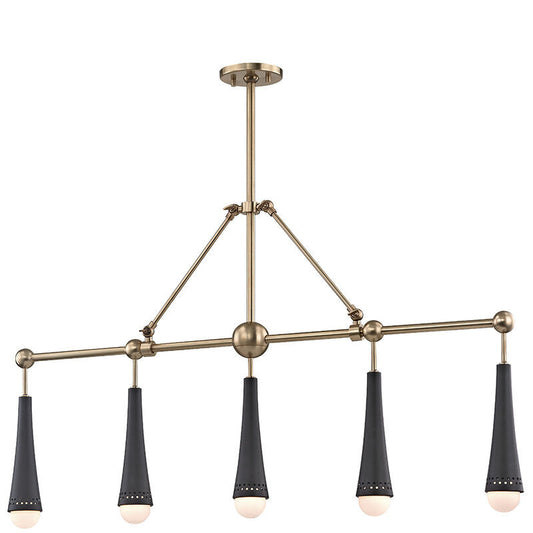 Hudson Valley Lighting Tupelo Linear in Aged Brass 2125-AGB